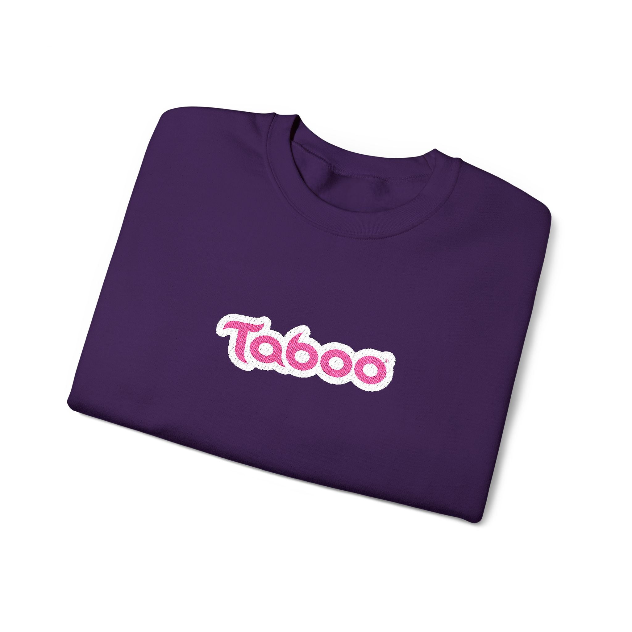 Purple Taboo Embroidered Sweatshirt