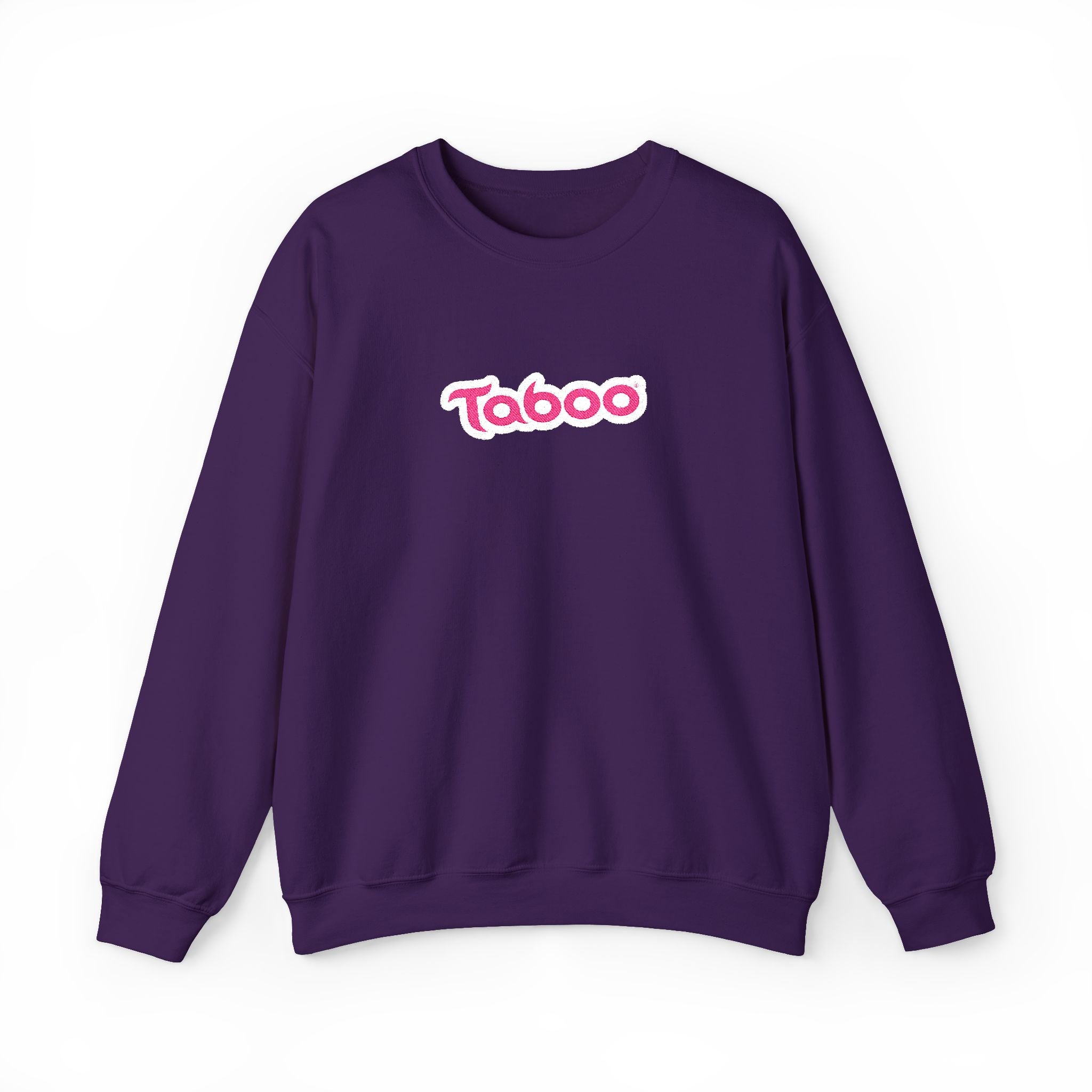 Purple Taboo Embroidered Sweatshirt