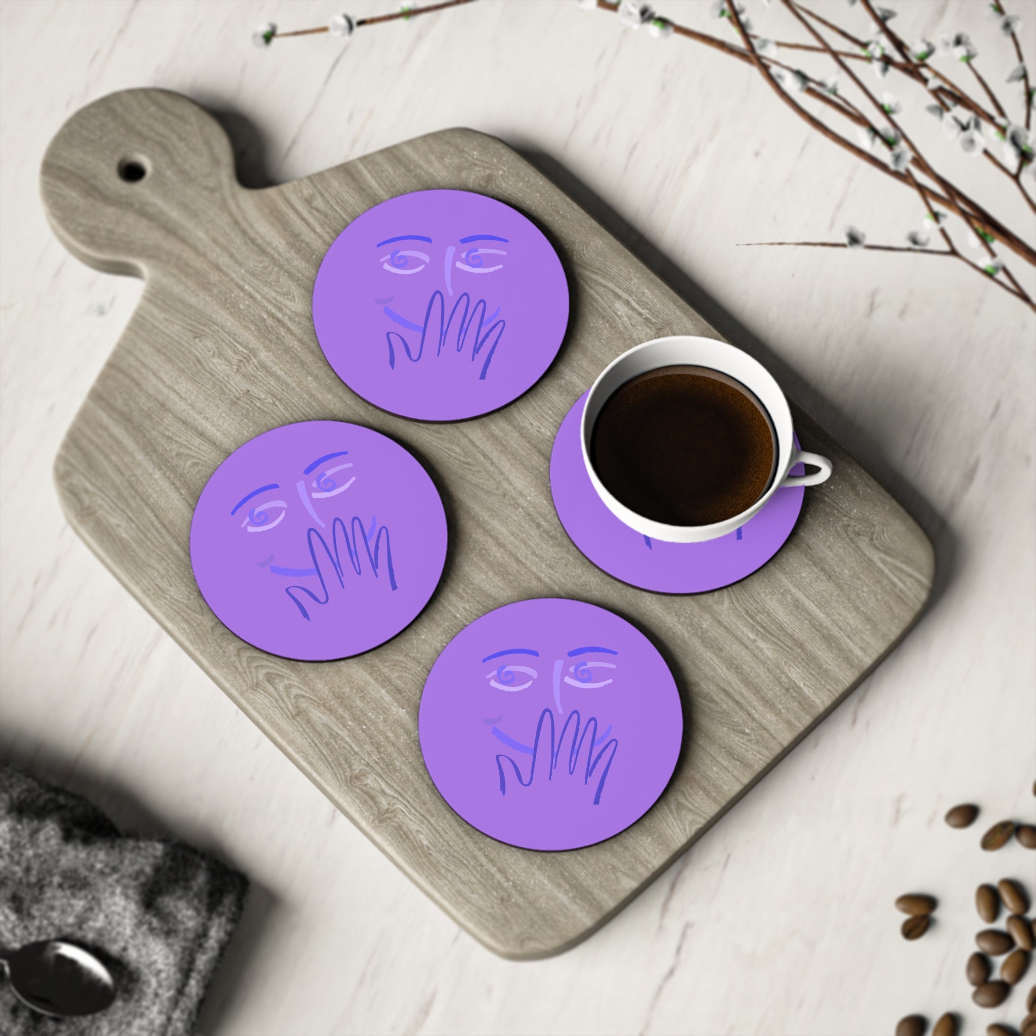 Taboo Face Coasters