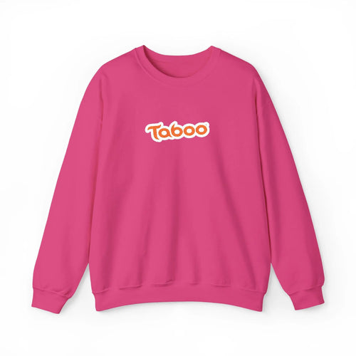 Pink Taboo Embroidered Sweatshirt Printify