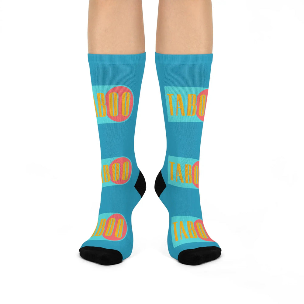 Taboo Crew Socks Printify