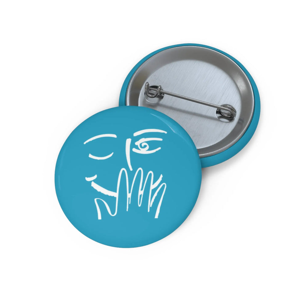Winking Face Taboo Pin Printify