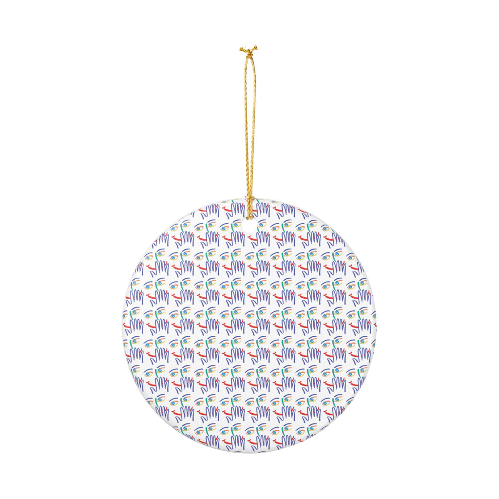 Taboo Face Holiday Ornament