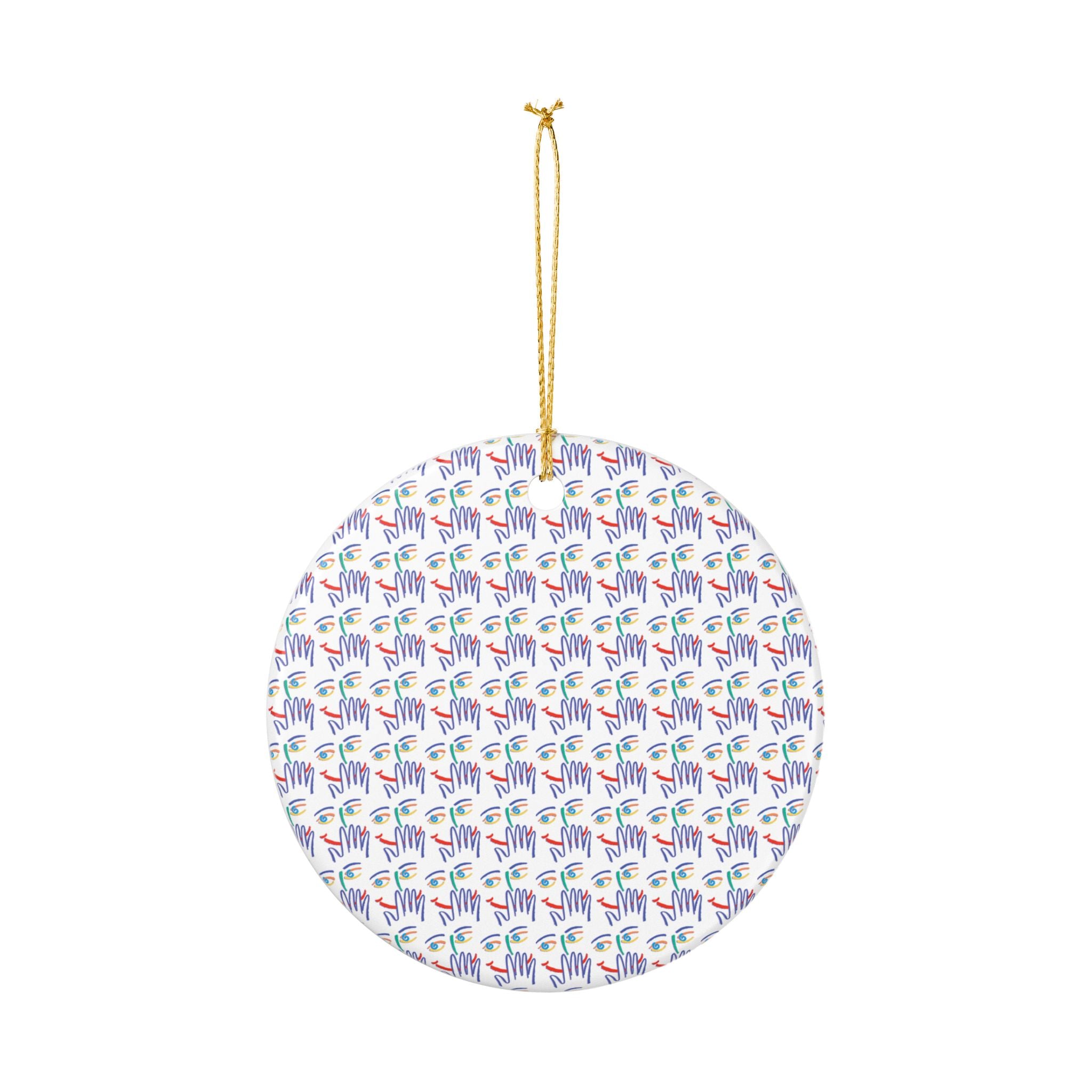 Taboo Face Holiday Ornament