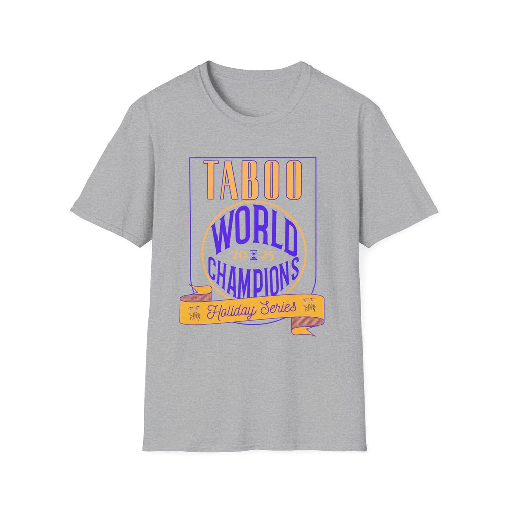 Taboo World Champions T | Holiday Series Printify