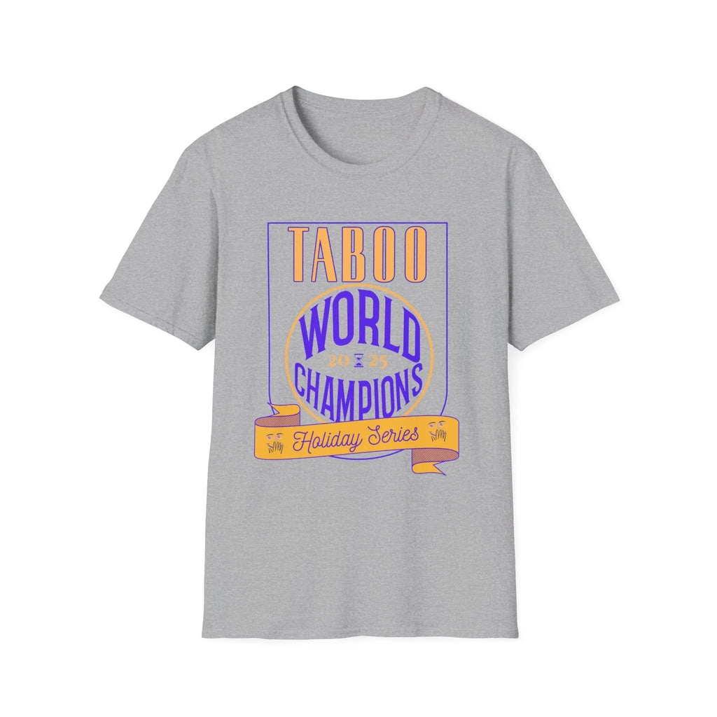 Taboo World Champions T | Holiday Series Printify